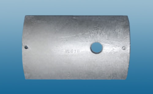 GUY STRAIN CURVED PLATE