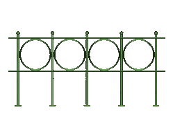 FLOWER BED FENCES 